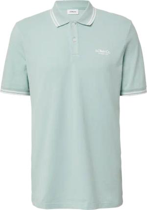 Piqué-Poloshirt mit Kontrastdetails und Logo