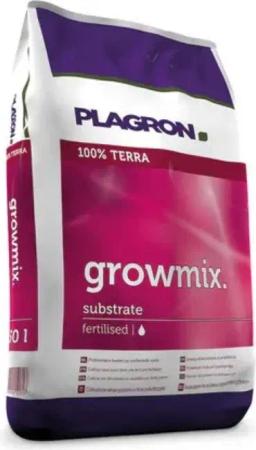 Plagron Pflanzerde Plagron Growmix mit Perlite Sack, mit Mineralisch vorgedüngt, 50 Liter