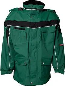 PLANAM® unisex Winterjacke PLALINE grün, schwarz Größe M