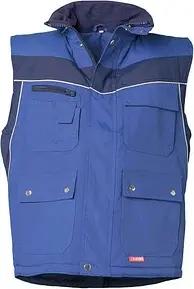 PLANAM® unisex Winterweste PLALINE kornblau, marine Größe 2XL