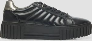 Plateausneaker mit Kontrastsohle