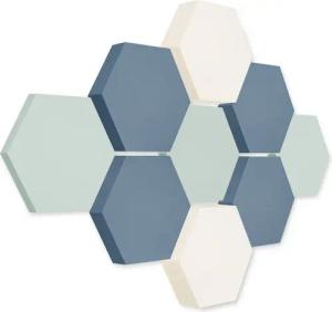 platino24 3D Wandpaneel Edition LOFT 9 Elemente 3D m I Ø 300mm, Schalldämmung Wand & Decke