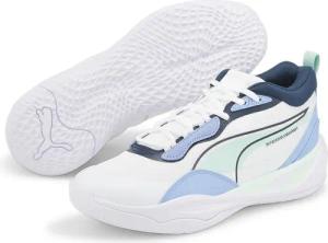 Playmaker Pro Basketballschuhe Herren PUMA White Minty Burst Green