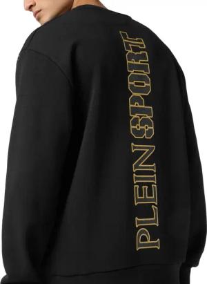 Plein Sport - Sweatshirt Scratch - Größe M - schwarz