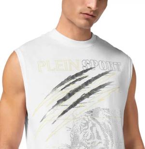 Plein Sport - Tanktop Tiger - Größe XS - weiß