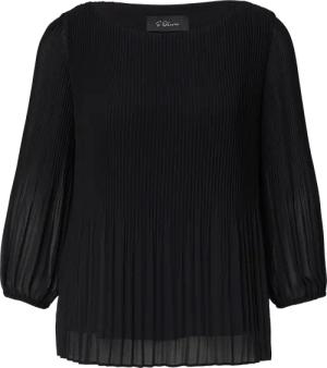 Plisseebluse mit 3/4-Arm