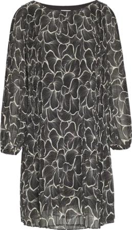 Plissiertes Kleid aus Chiffon