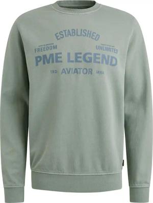 PME Legend Sweater Logo Silver Blue - Größe 3XL