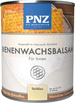 PNZ - Die Manufaktur Holzöl Bienenwachsbalsam, Schutz f. Innenholz, antistatisch, zur Auffrischung
