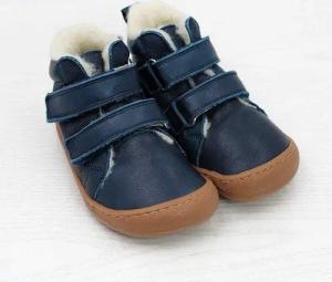 Pololo Barfuß Winterstiefel aus pflanzlich gegerbtem Leder, unisex, Gr. 22-34