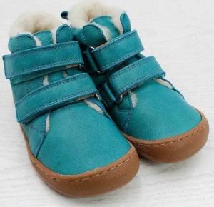 Pololo Barfuß Winterstiefel aus pflanzlich gegerbtem Leder, unisex, Gr. 22-34