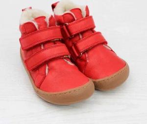 Pololo Barfuß Winterstiefel aus pflanzlich gegerbtem Leder, unisex, Gr. 22-34