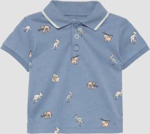 Poloshirt aus Baumwolle mit All-over-Print