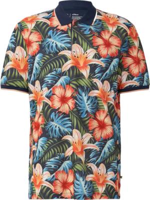 Poloshirt aus Baumwolle mit All-over-Print