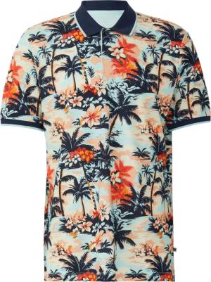 Poloshirt aus Baumwolle mit All-over-Print
