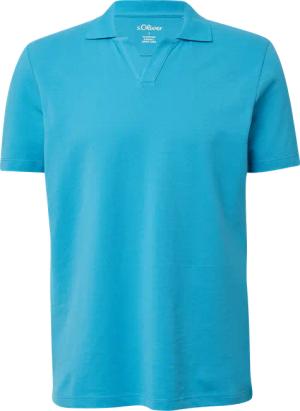 Poloshirt aus Baumwolle mit offenem Kragen