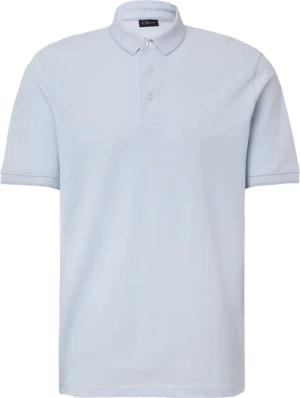 Poloshirt aus meliertem Baumwollpiqué