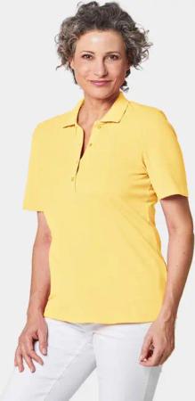 Poloshirt in hochwertiger Pikee-Qualität - gelb - Gr. 25 von Goldner Fashion