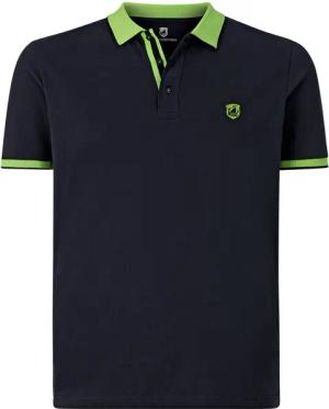 Poloshirt LAVRANS schwarz grün