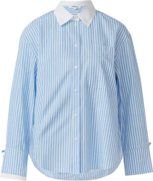 Popeline-Bluse im Relaxed Fit mit Manschetten-Detail