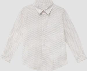 Popeline-Hemd mit All-over-Print im Slim Fit