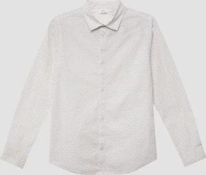 Popeline-Hemd mit All-over-Print im Slim Fit