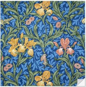 Posterlounge Wandbild Iris, William Morris, erhältlich als Poster, Leinwandbild, Wandsticker oder Acrylglasbild