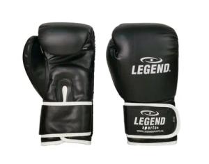 Powerfit & Protect Boxhandschuhe Herren/Damen Schwarz-Weiß PU