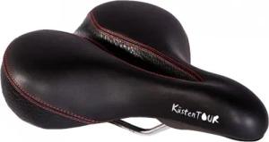 P&P Bequemsattel Küstentour 800 schwarz/rot, Uni, 265x205mm
