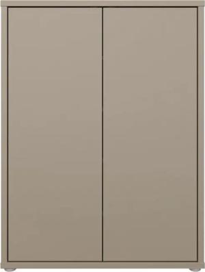 PREISBRECHER Schuhkommode ALICE SPRINGS, in Taupe - 74,5x99,1x34,9cm (BxHxT)