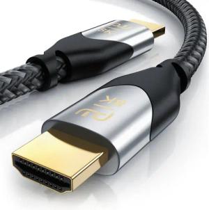 Primewire HDMI-Kabel, 2.1, HDMI Typ A (500 cm), UHD, Ethernet, 8K @ 120 Hz, 4k @ 240 Hz, 3D TV, eARC, HDR10+, 5m