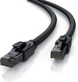Primewire LAN-Kabel, CAT.8, RJ-45 (Ethernet) (1000 cm), Patchkabel CAT 8, Netzwerkkabel Gigabit Ethernet 40 Gbit/s S/FTP, 10m