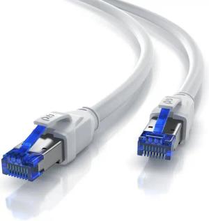 Primewire LAN-Kabel, CAT.8, RJ-45 (Ethernet) (1500 cm), Patchkabel CAT 8 Gigabit Ethernet 40 Gbit/s S/FTP Netzwerkkabel - 15m