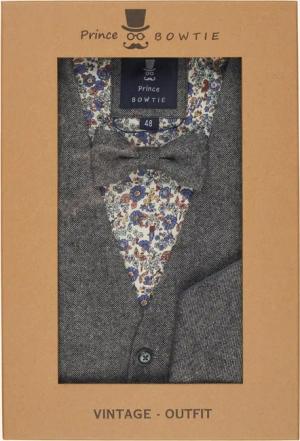 Prince BOWTIE Set: Anzugweste, Fliege und Einstecktuch