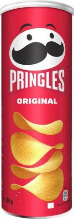 Pringles Knabberei, Pringles Original gesalzene Stapelchips dezent würziger Geschmack 165g