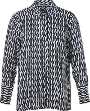 Print-Hemdbluse aus fließender Viskose