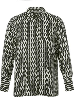 Print-Hemdbluse aus fließender Viskose