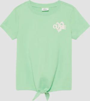 Print-Shirt mit Knoten-Detail im Loose Fit