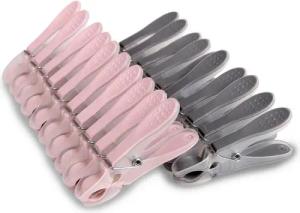 ProHome Wäscheklammern Kunststoffklammerset für Wäsche Haushalt, Farbechtes Klammerset, Textilklammer hergestellt in der EU