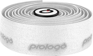 Prologo Lenkerband PLAINTOUCH + weiß mit Stopfen, Kork/Gel