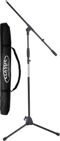 Pronomic Mikrofonständer MS-116 Pro Mikrofonstativ SET &Classic Cantabile Mikrofonständertasche, Einfach ausziehbar