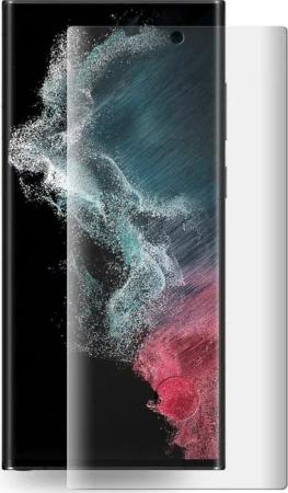 Protectorking Schutzfolie 1x 9H Panzerglas für Samsung Galaxy S23 Ultra FULL CURVED Displayschut, (1-Stück), Displayschutzglas, Schutzglas Echtglas Tempered 9H Härte HD-KLAR