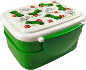 Puckator Lunchbox Minecraft Creeper & TNT Bentobox mit Gabel und Löffel