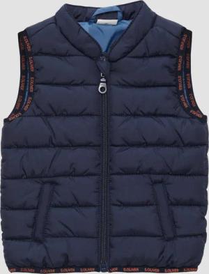 Puffer-Weste mit Logo-Details