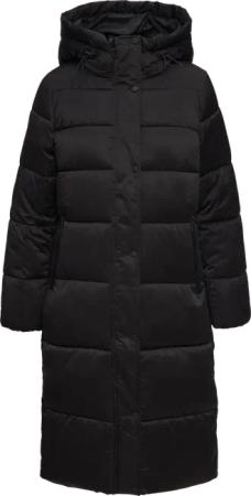 Puffermantel in Satin-Optik