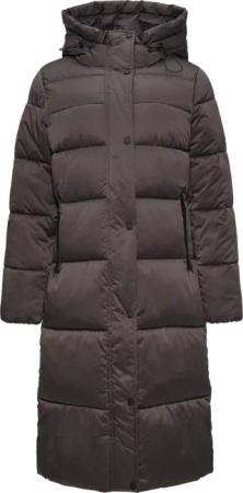 Puffermantel in Satin-Optik