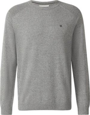 Pullover aus Moulinéstrick mit Crew Neck und Raglanärmeln