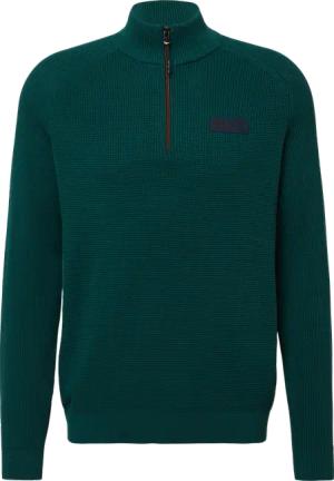 Pullover aus Strukturstrick mit Troyer-Kragen