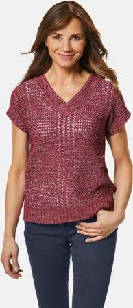 Pullover - bordeaux - Gr. 48 von Goldner Fashion