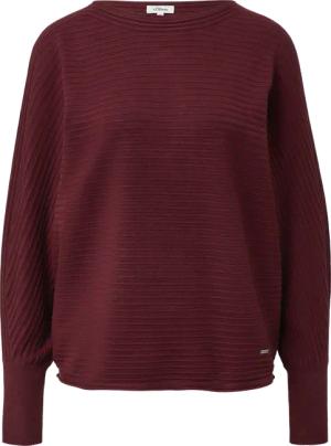 Pullover in Rippstruktur mit Fledermausärmeln